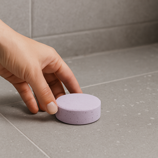 1. Placera i duschen